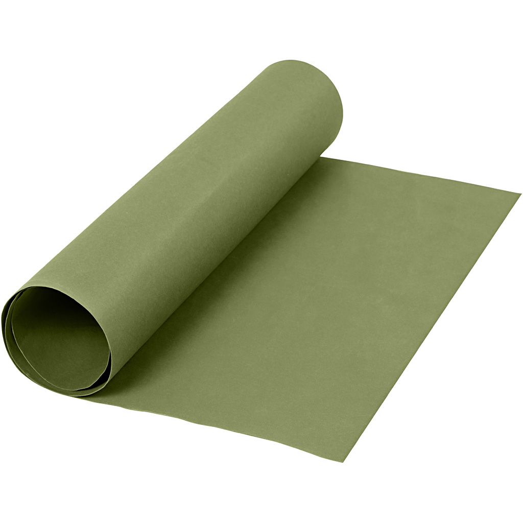Leer Papier groen 50cm dikte 0.55 mm 1 meter