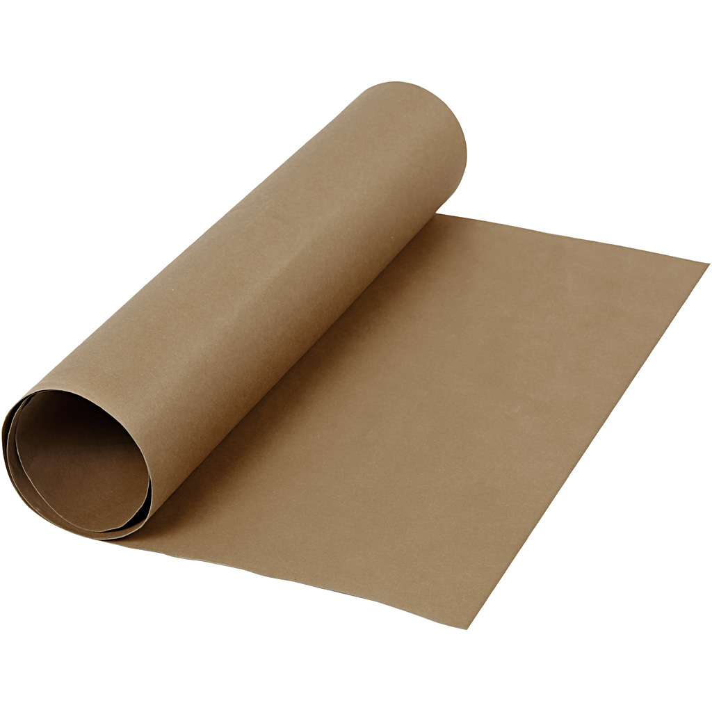 Leer papier donkerbruin 50cm dikte 0.55 mm 1 meter