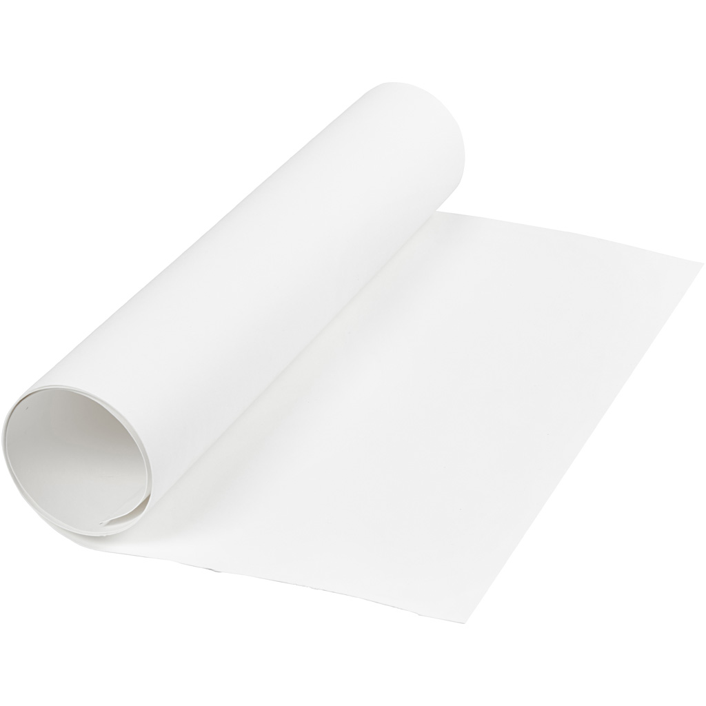 Leer Papier wit 50cm dikte 0.55 mm 1 meter