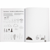 Handlettering oefenboek 63 pagina´s Deense tekst