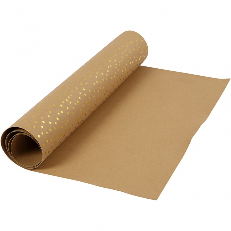 Leer Papier gouden stip 50cm dikte 0.55 mm 1 meter