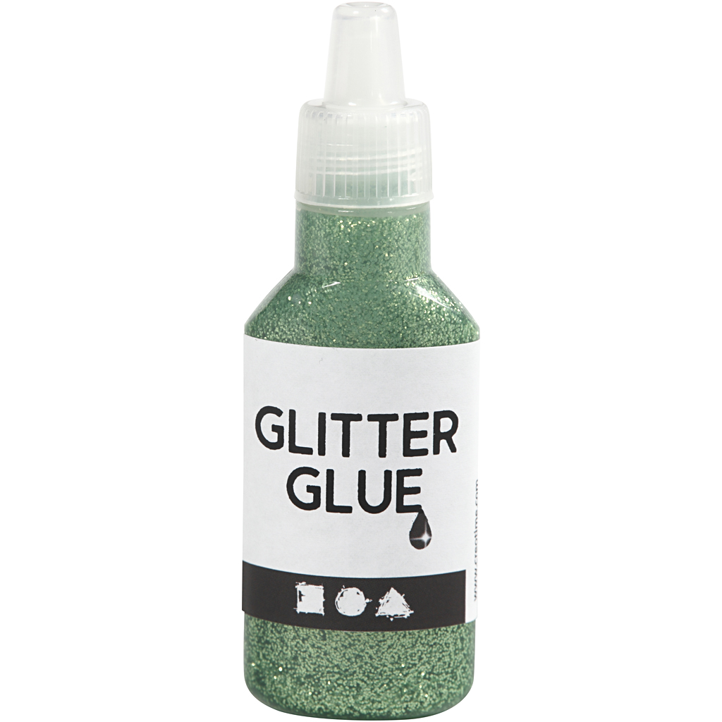 Glitter hobby lijm groen 118ml