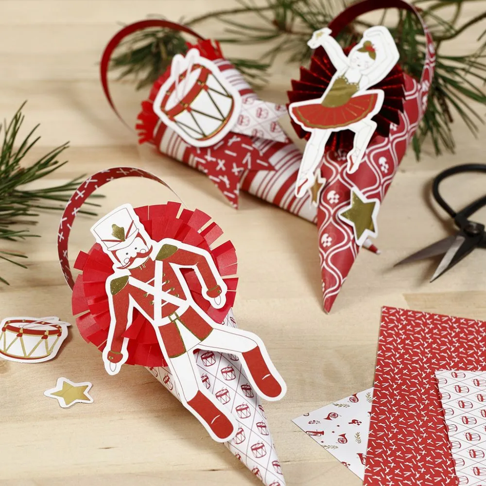 Scrapbook figuren kerst 2-12,5cm 57 stuks - 1 set