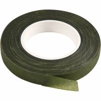 Floral Groen wax tape 12 mm- 27m
