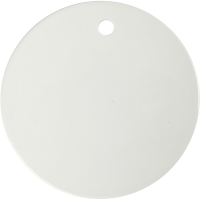 Hanger Label van Keramiek Porselein Wit 15 cm