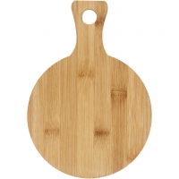 Klein blank houten snijplankje bamboe 17cm - 1 stuk