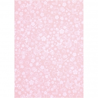Bedrukt knutsel papier roze zilver design 80gr A4 - 20 vellen