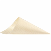 Houten puntzakken cones dun fineer 18.5x7cm 12 stuks