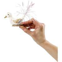 DIY Knutselpakketje clip on kerst vogel kleien - 1 set