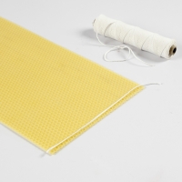 Lont voor bijenwas kaarsen 2-3 mm 3 meter