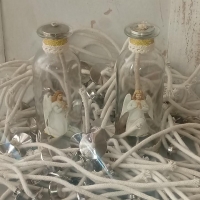 Öllampen docht mit Halter für Wein- und Bierflaschen (Ø ca. 3 cm) - 5 Stücke