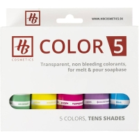 Zeepverf assorti 30 gr 5 stuks