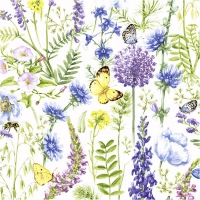Servetten voorjaar zomer vlinders 33x33cm - 20 stuks