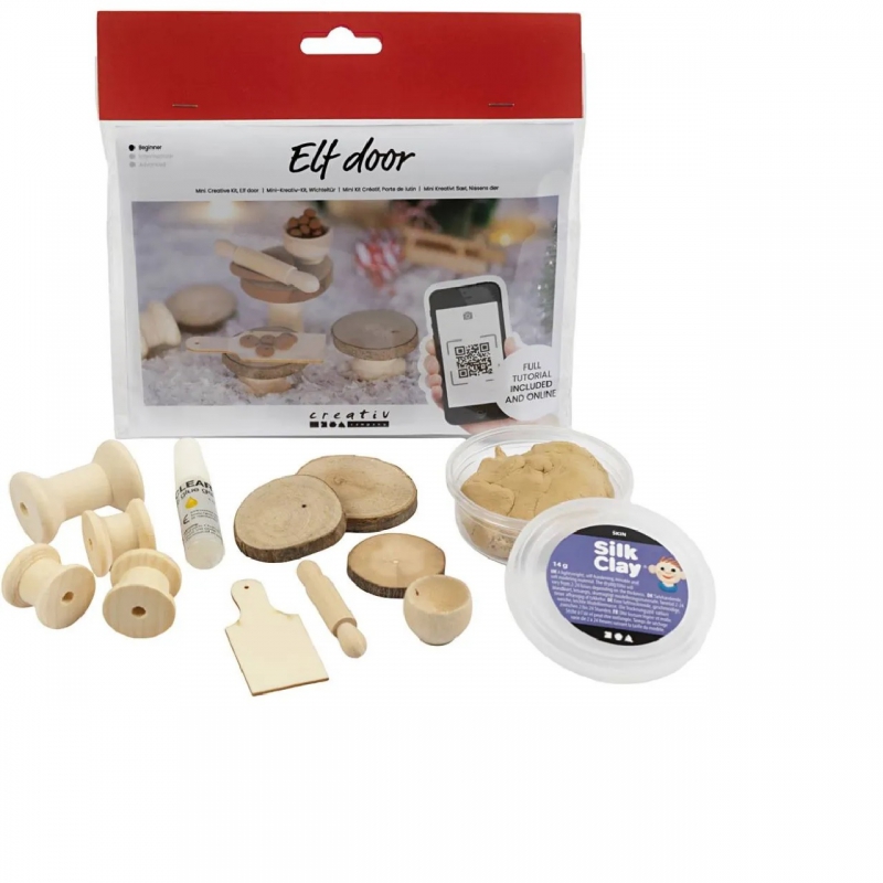 Knutselpakket miniaturen paddenstoelen koekjes bakken - 1 set