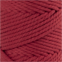 Macrame touw 4mm rood  55 meter