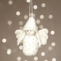 DIY Kerst knutselpakketje Engel Naaldvilten 10 cm