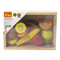 Houten kinder keuken speelgoed snijdbaar fruit - 1 set