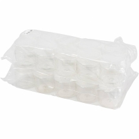 Plastic potjes voor verf of kraaltjes 7x6,5cm 180ml - 20 stuks