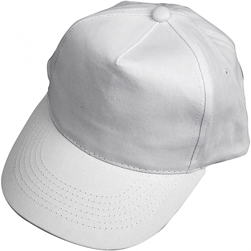 Blanco katoenen witte caps petten XL 49,5-56 cm – 12 stuks