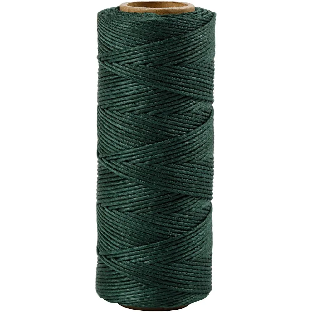 Rol touw Bamboe koord 1mm groen 65 meter