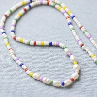 Knutselpakket Zoetwaterparels ketting maken