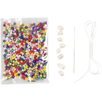 Knutselpakket Zoetwaterparels ketting maken