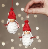 Knutselpakket kerst elven maken 8cm