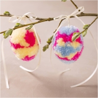 Knutselpakketje Paaseieren maken met Pompoms