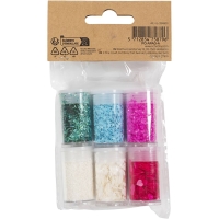 Glitters Bio 6 Doosje 7 ml Pastel Kleuren