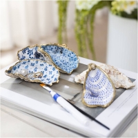 Hobbyset Decoupage Oesterschelpen blauw 5 stuks