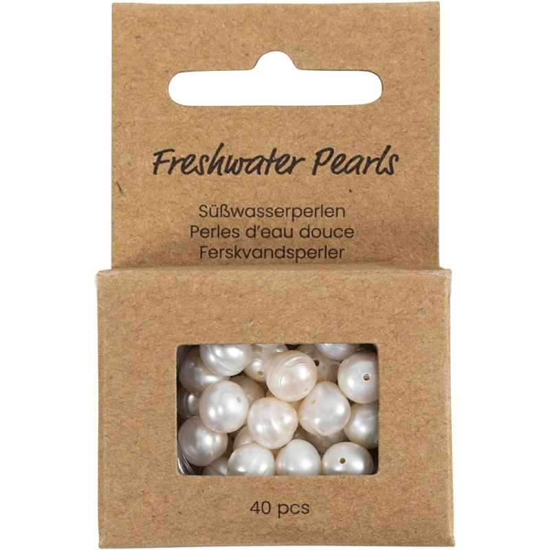 Zoetwaterparels 4mm Parelmoer – 40 Stuks