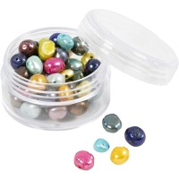 Zoetwaterparels 5-6 mm Parelmoer gekleurd – 60 Stuks