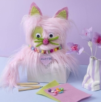 Hobbyset Naaien Kat 22cm – Creatief diy knutselpakket