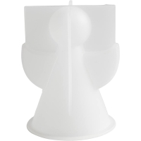 Siliconen vorm Engel – mat transparant H9,5cm × B7cm – 1 stuk