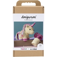Hobbyset Amigurumi eenhoorn haken 18cm