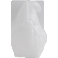 Siliconen Vorm Kerstman (H 10 × B 6,5 cm), Mat Transparant, 1 stuk