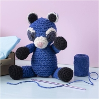 Hobbyset Amigurumi Wasbeer haken 22cm
