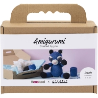 Hobbyset Amigurumi Wasbeer haken 22cm
