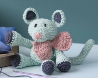 Haakpakket Amigurumi muis haken 19cm