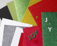 Foam letters en vormen kerst kleuren 12 vellen 14x25cm