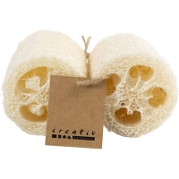 Natuurlijke Loofah luffa Spons 10cm - 2 stuks
