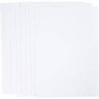 Borduurvellen A5 Wateroplosbaar wit 8 stuks