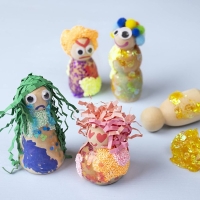 Sequin Clay blauw/groen harmonie &ndash; 3&times;60 g glitter klei