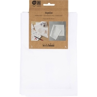 Servetten katoen wit 4 stuks