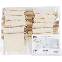 wandbanner naturel 12 stuks