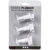 Klei deeg pons uitstekers hart - 3 maten tot 30mm