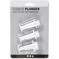 Klei deeg pons uitstekers rond - 3 maten tot 17mm