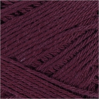Haak katoen donker paars 8/4 (naald 3/3,5) 50gr 170 meter