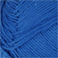 Haak katoen kobalt blauw 8/4 (naald 3/3,5) 50gr 170 meter