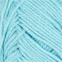 Haak katoen turquoise 8/4 (naald 3/3,5) 50gr 170 meter